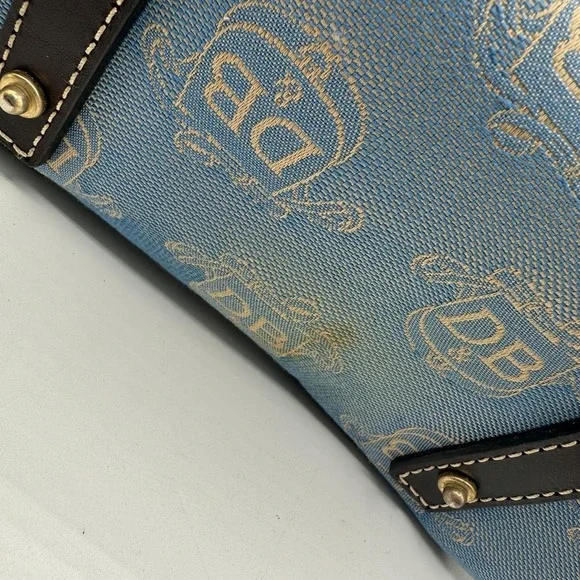 Dooney & Bourke Shoulder Bag Womens Monogram DL57C X8 Pouch Wallet Set Purse - Picture 4 of 16